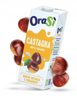 OraSi Castagna 1L - włoski napój roślinny bez laktozy z kasztanów + magnez i potasem