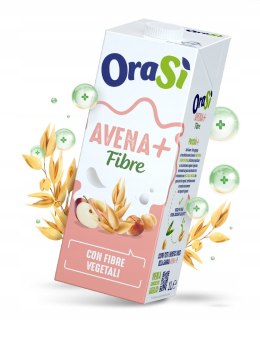OraSi Oat + Fibre - włoski napój owsiany roślinny bez laktozy z błonnikiem i witaminami 1L